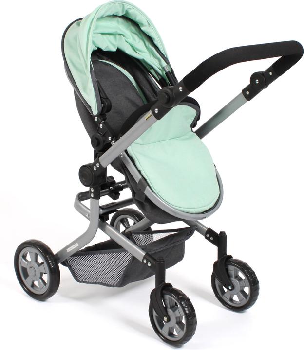 Image du produit Bayer Chic 2000 Poussette combinée pour poupées MIKA melange anth-mint