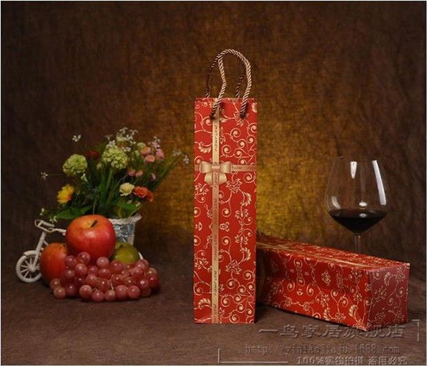 Produktbild MU Style Loop Series Weinflasche Geschenktüte (2er Set) (Flaschentasche, 1 x)