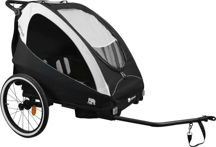 Produktbild Deryan 3in1 Fahrradanhänger für 2 Kinder