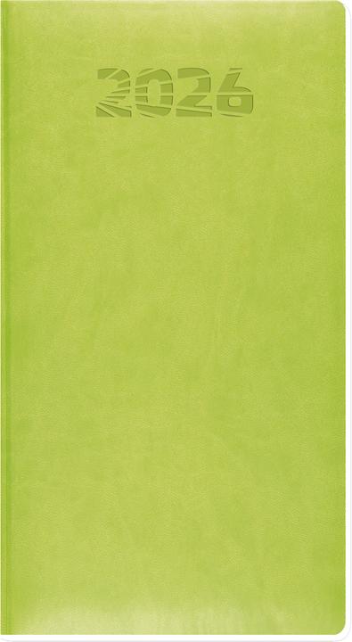Immagine prodotto Simplex Taschenagenda Simply Flex 2026 6950J3.26 1W/2S hellgrün ML 8.4x15.3cm (A5, Tedesco)