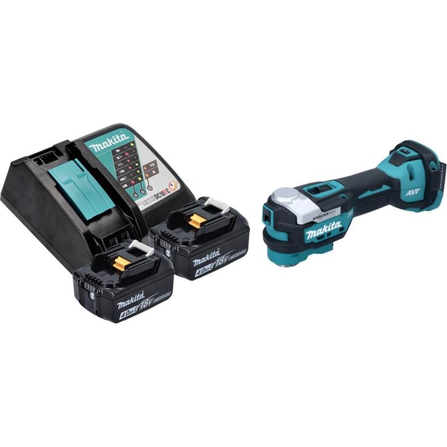 Thumbnail - Makita, Multifunktionswerkzeug, DTM 52 RM Akku Multifunktionswerkzeug 18 V Starlock Max Brushless + 2x Akku 4,0 Ah + Lad...