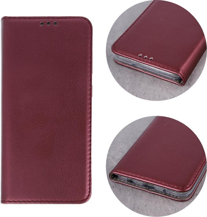 Produktbild OEM Smart Magnetic Case für Xiaomi Redmi Note 13 5G (global) burgunderrot (Xiaomi Redmi Note 13 5G)