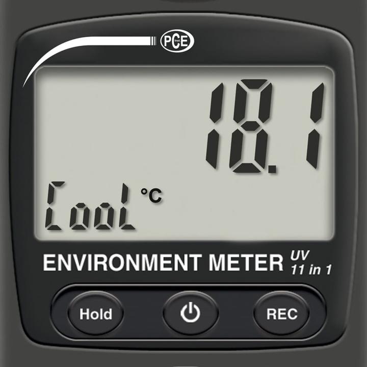 Actual product image PCE Instruments PCE-EM 890 anemometer 0.4 to 30 m/s