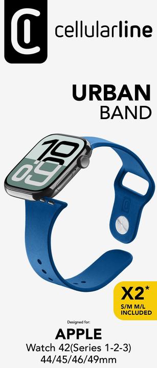 Immagine prodotto Cellularline Urban Band (44 mm, 42 mm, Silicone)