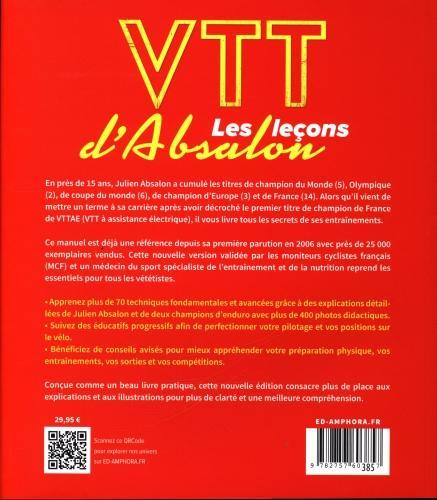 Produktbild Amphora VTT, les leçons d'Absalon (Französisch, Cascua Stéphane, Absalon Julien, Dalouche Alain, 2019)