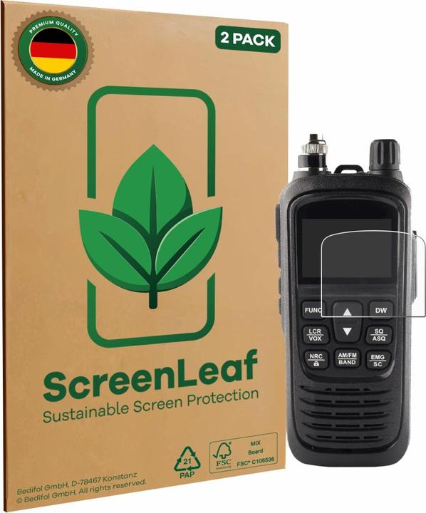 ScreenLeaf Pellicola protettiva, Proteggi Schermo Sostenibili, Clear, Antigraffio
