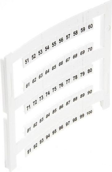 Nutritional values and ingredients RS PRO 5mm numbered 51-100 markers (Various)