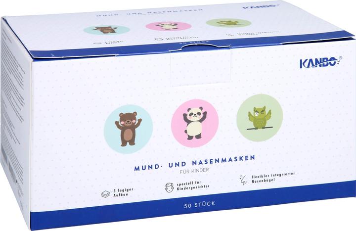 Produktbild Dr. Junghans Mund Und Nasenmaske F Kind, 50 St (50 x)