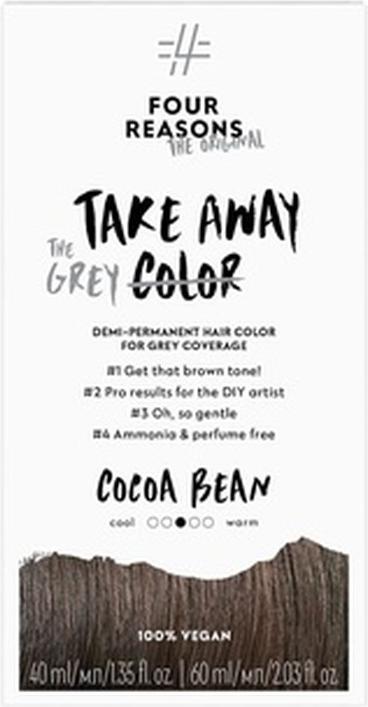 Produktbild Four Reasons Original Takeaway Color Cocoa Bean 5.0 Demi-Permanent Haarfarbe Ammoniakfrei und parfümiert (Cocoa Bean 5.0)