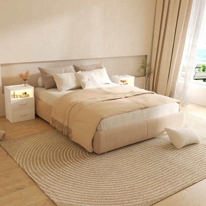 Produktbild Casaria Nachttisch (39 x 28 x 54 cm)