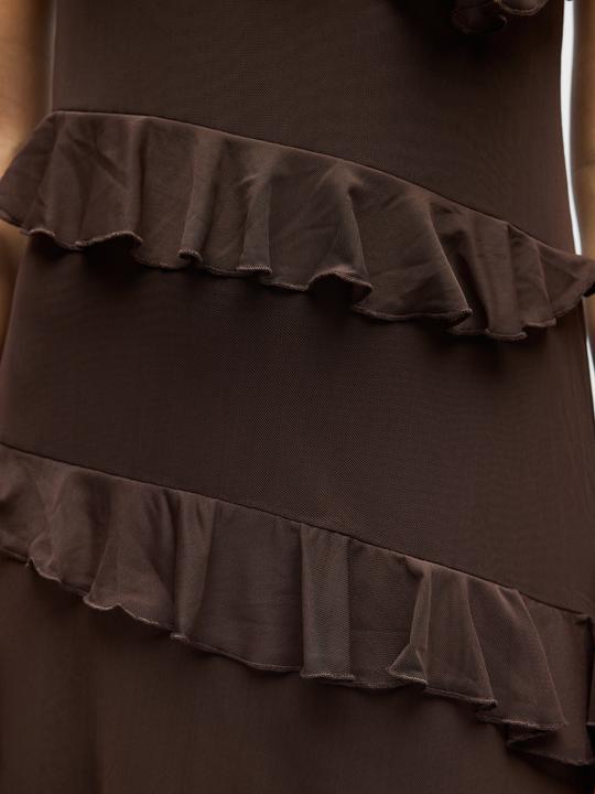 Image du produit Object Gerüschtes Maxikleid (S)