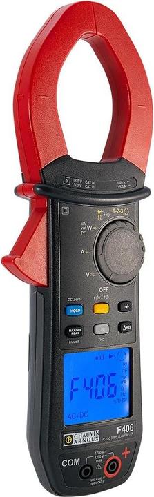 Actual product image Chauvin Arnoux F406 Current clamp digital Splash-proof (IP54) CAT III 1500 V, CAT IV 1000V An (CAT III, CAT IV 1000V)