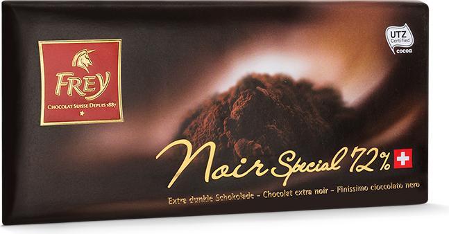 Actual product image Frey Noir Spécial 72% Cacao (100 g)