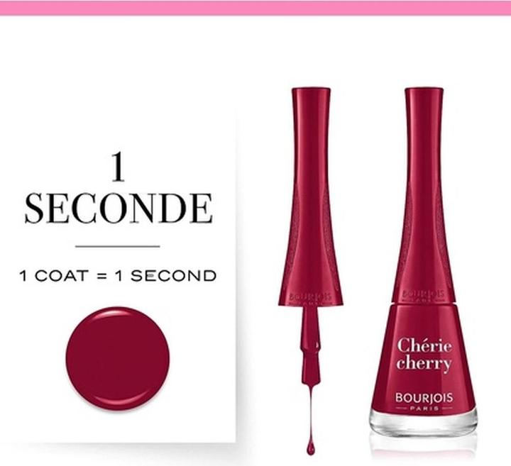 Produktbild Bourjois 1 Second (08 Cherie Cherry, Gel-Effekt Nagellack)