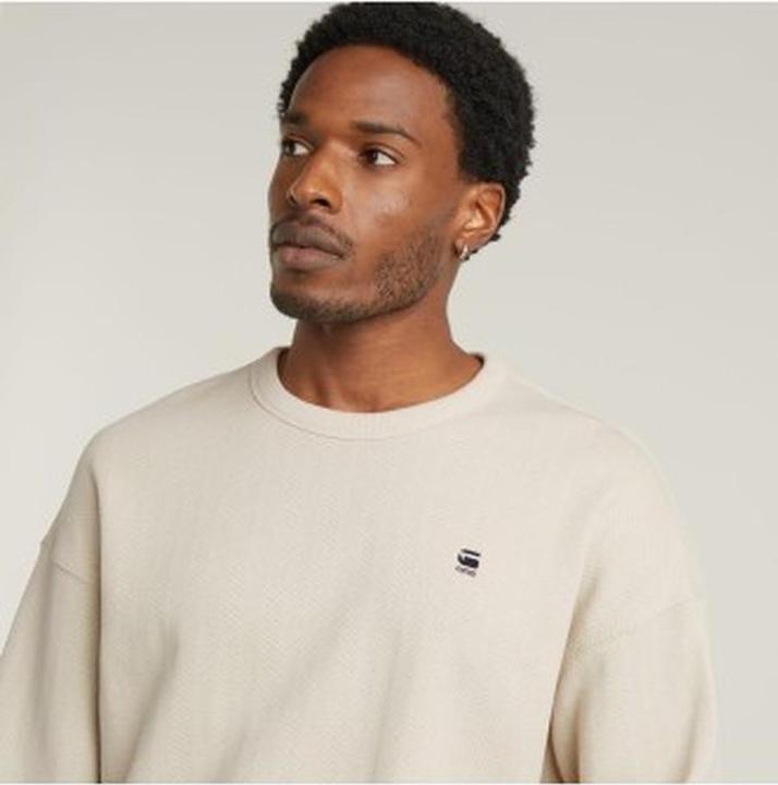 Produktbild G-Star Knolling Rückenaufdruck lockerer Pullover (L)