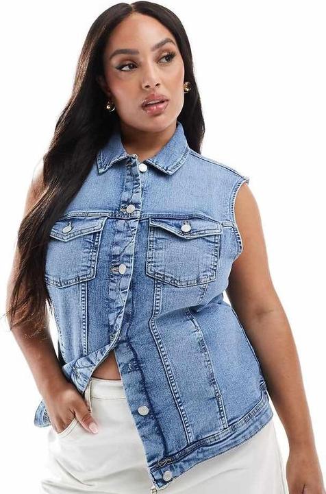 Actual product image Only Stand-up collar jacket denim jacket (42)