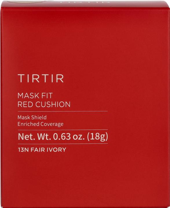 Actual product image TirTir Mask Fit Red Cushion Foundation - Full Coverage, Weightless, Skin Fit (#13N Fair Ivory)