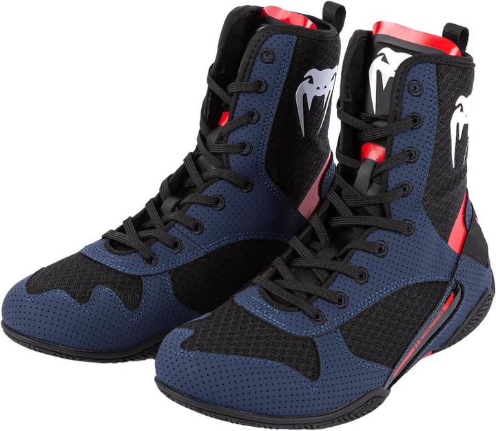 Immagine prodotto Venum Uniseks Elite boksschoenen, marineblauw/zwart/rood, 48 EU, Marineblauw zwart rood, 48 EU (48)
