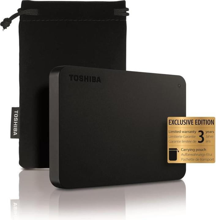 Actual product image Toshiba Canvio Basics Excl 4tb Black (4 TB)