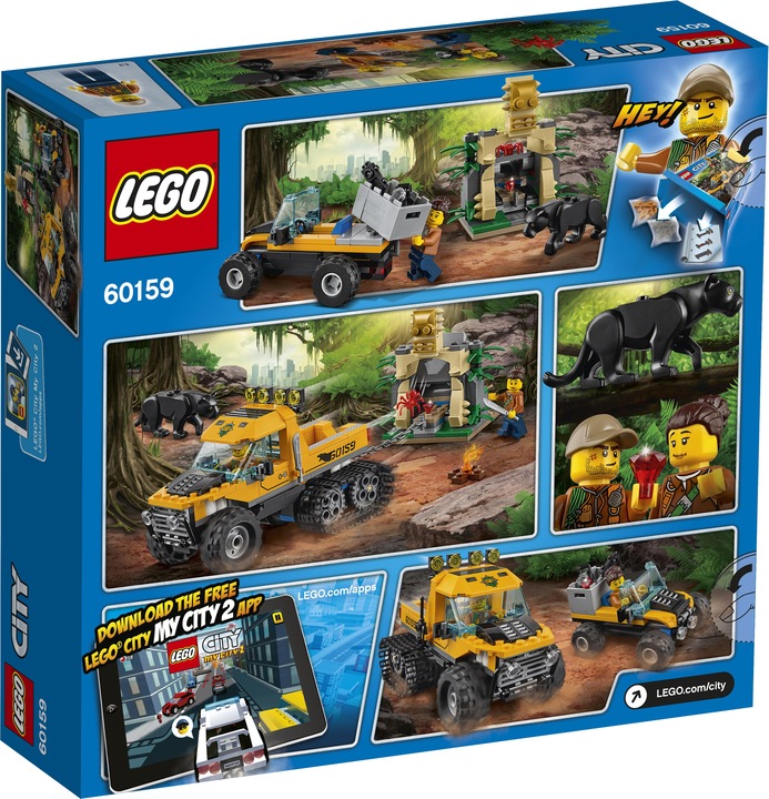 Produktbild LEGO Mission Dschungel-Halbkettenfahrzeug (60159, LEGO City)