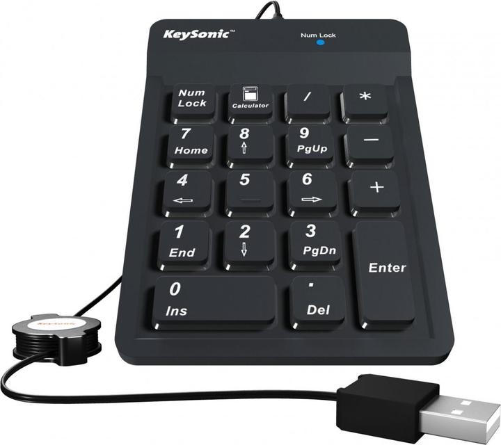 Actual product image KeySonic Ack-118 (Numeric keypad, Cable)