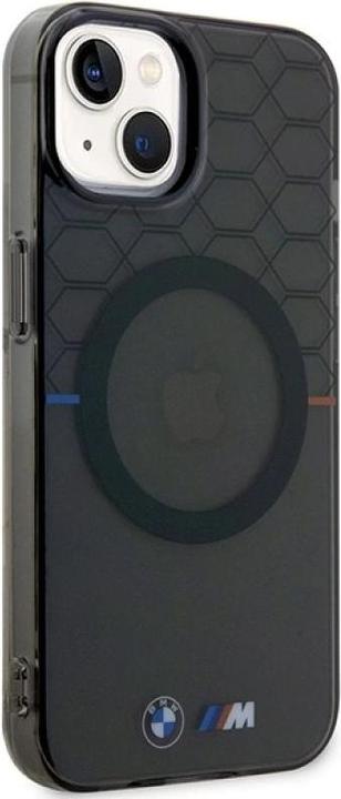 Image du produit BMW Étui BMHMP14MHGPK iPhone 14 Plus 6.7" szary/grey Motif MagSafe (Apple iPhone 14 Plus)