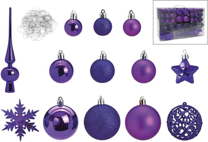 Produktbild G. Wurm Weihnachtskugel-Set (111x)