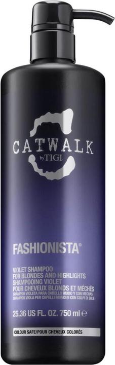 Actual product image Tigi Catwalk Icon - Fashionista Violet Shampoo (750 ml, Liquid shampoo)