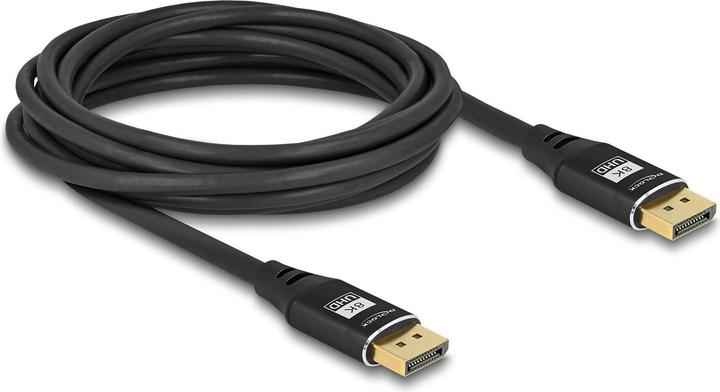 Productafbeelding Delock DisplayPort kabel 8K 60 Hz 5 m zwart metaal (5 m, DisplayPort, 1.4)