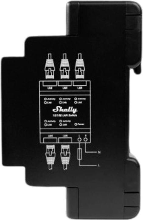 Actual product image Shelly LAN Switch (5 Ports)