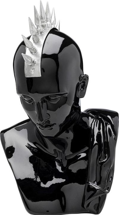 Actual product image Kare Design Deko Figur Punk Boy Schwarz 42cm