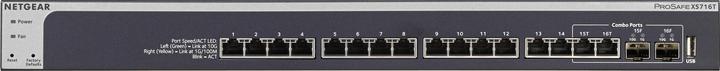 Actual product image Netgear Xs716t (18 ports)