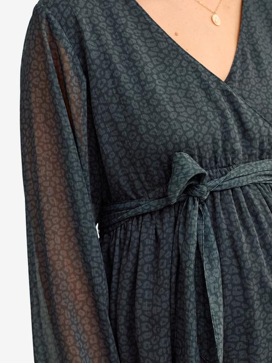 Produktbild Vertbaudet Kurzes Kleid mit Leo-Muster für Schwangerschaft und Stillzeit