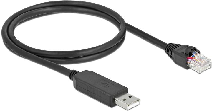 Actual product image Delock Serial connection cable with FTDI chipset, USB 2.0 Type-A male to RS-232 RJ45 male 1 m black (1 m)