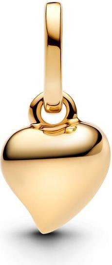 Image du produit Pandora Heart mini Dangle Charm (Métal, 14K plaqué or)