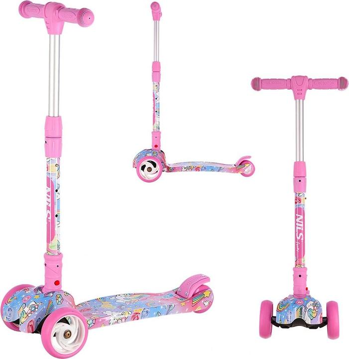 Produktbild Nils Fun Hlb15 Pink LED Kinderroller