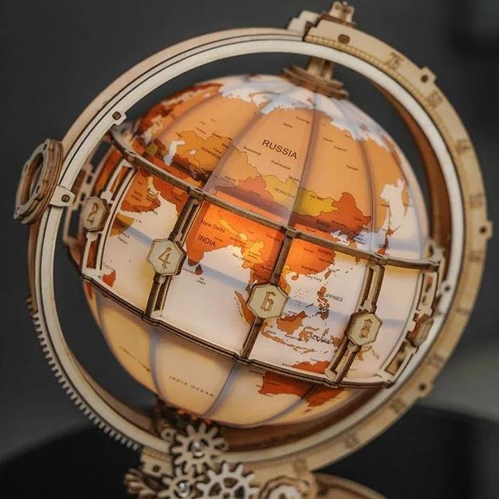 Image du produit Rokr Luminous Globe - Kit de construction en bois 3D