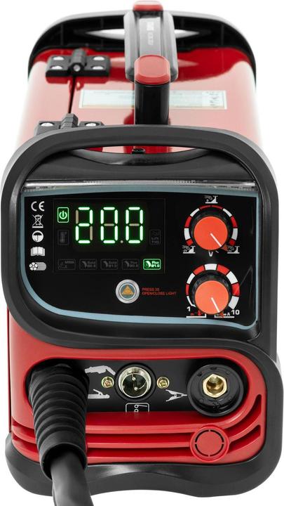 Produktbild Stamos MIG/MAG Schweissgerät 200 A digitales Bedienfeld Schutzgas WIG Liftarc MMA FCAW