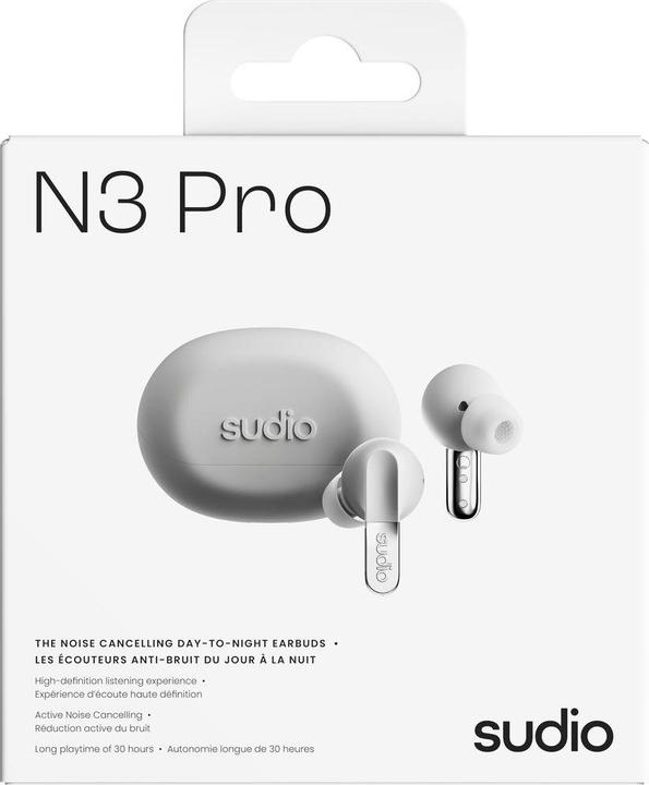 Produktbild Sudio N3 Pro White (ANC, 30 h, Kabellos)