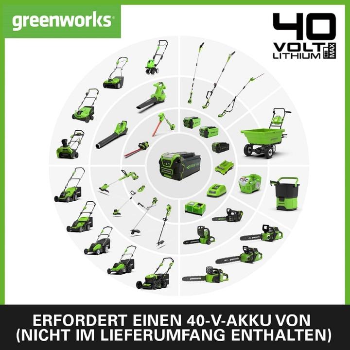 Actual product image Greenworks G40LT33 Cordless String Trimmer with Wheel (Trim line)