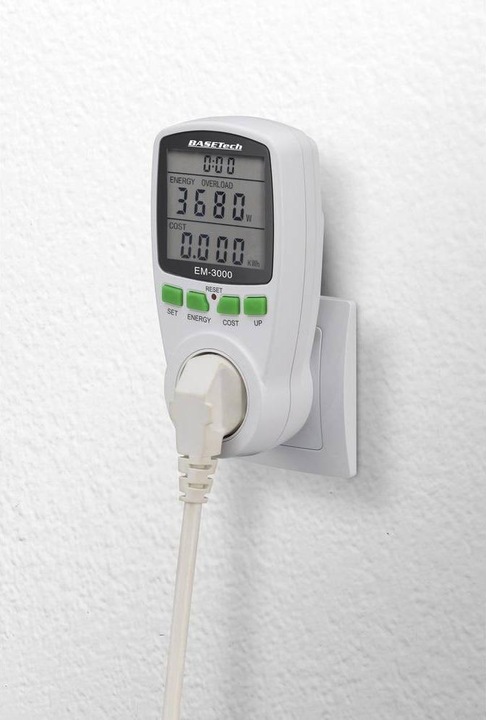 Produktbild Basetech EM-3000 Energiekosten-Messgerät Kostenprognose