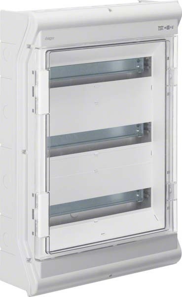 Produktbild Hager HAG VE318PN Vector IP65, 3x18 PLE, UV-stabil, LE (Verteiler)