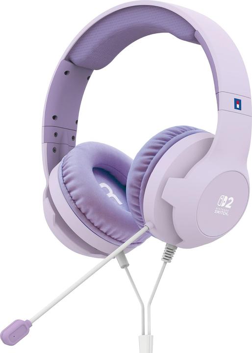 HORI SWITCH 2/SWITCH Cuffie Wired Gaming Cozy Lavander (Filaire)