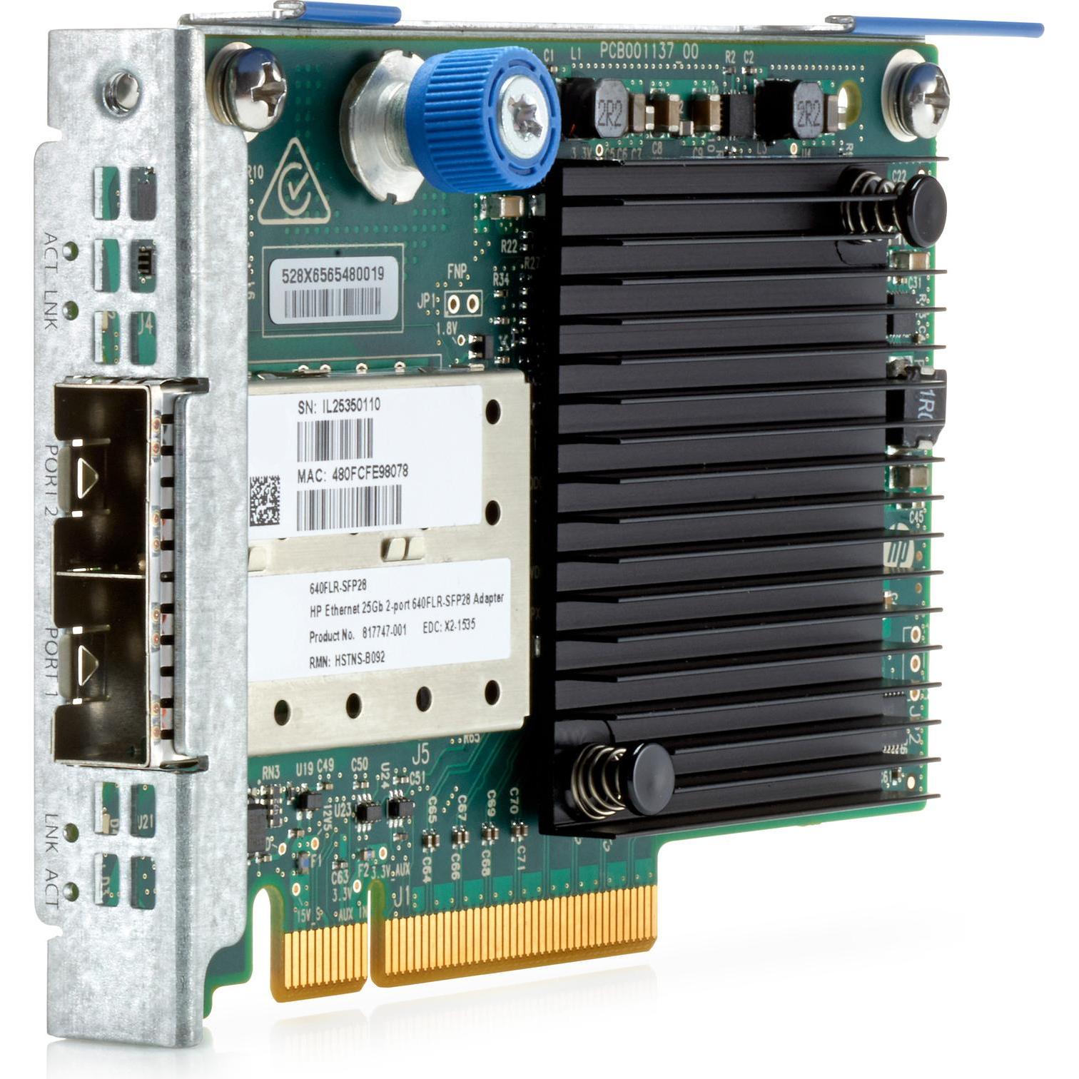 HPE Ethernet 10/25Gb 2-port 640FLR (Mini PCI Express), Netzwerkkarte