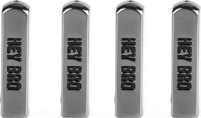 Produktbild LaceGodZ 1 Paar "Hey Bro" Schnürsenkel Clips (2.50 cm)