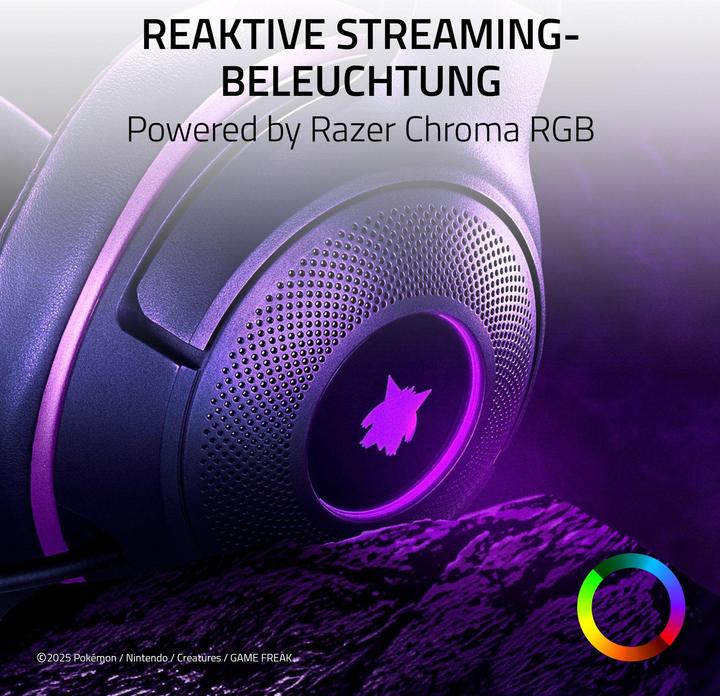 Actual product image Razer Kraken Kitty V2 - Pokémon Gengar Ed. (Cable)
