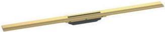 Produktbild hansgrohe HG Duschrinne RainDrain Flex kb. freie Montage 1000mm polished gold (1000 mm)