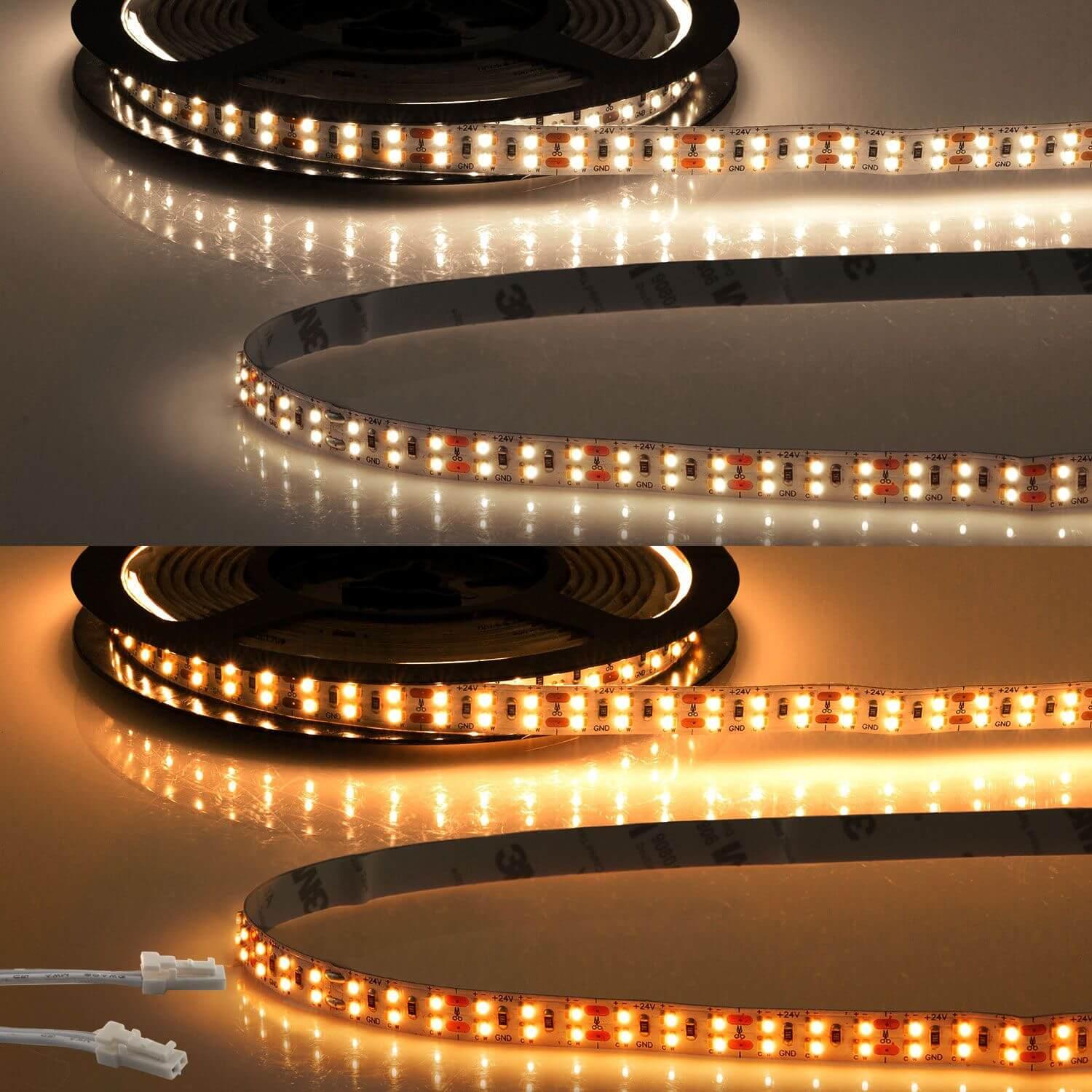 Thumbnail - Isoled, LED Streifen, LED CRI919/940 MiniAMP Flexband Streifen, 24V, 20W, IP20, weissdyn., 500cm, Kabel beids. + mal (50...