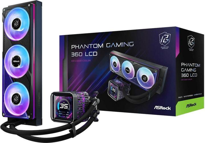 Produktbild AsRock CPC Phantom Gaming 360 LCD Black