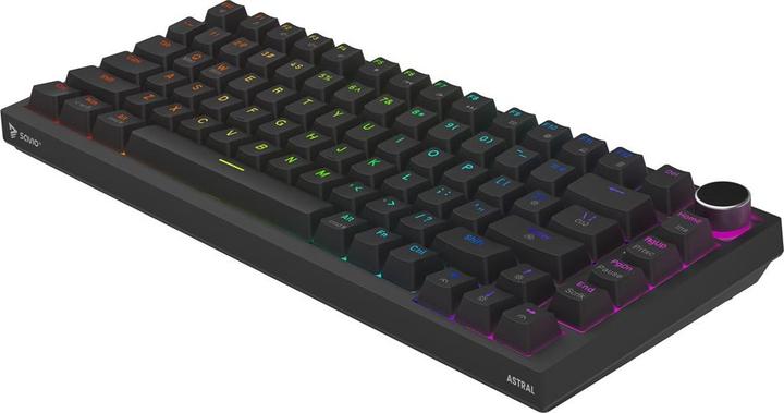 Actual product image Savio ASTRAL BLACK JADE Tastatur Gaming USB QWERTY US International Schwarz (US, Cable)